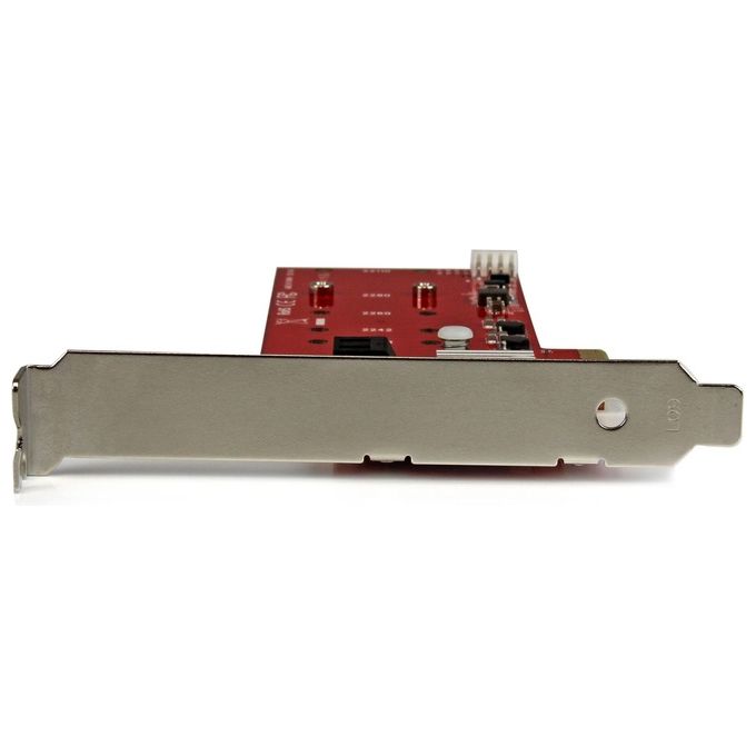 StarTech.com Scheda PCI Express Controller 2x M.2 NGFF Ssd RAID con 2 Porte Sata III PCIe