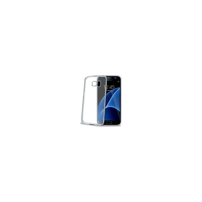 Celly Laser Cover Galaxy S7 Argento