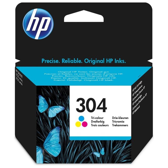HP 304 Tricolore originale cartuccia dinchiostro per Deskjet 3720, 3730