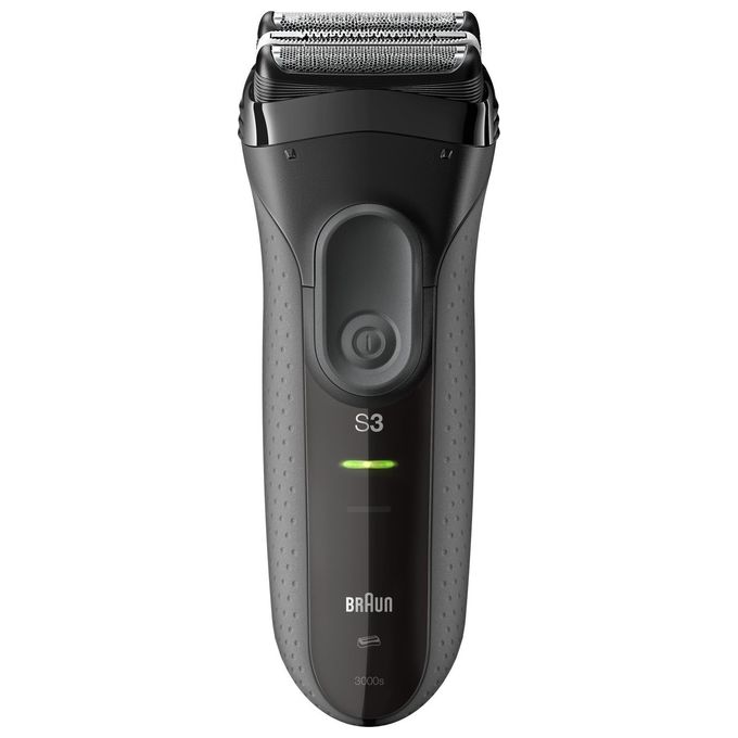 Braun 3000 Rasoio Ricaricabile e a Rete - 3 lamelle - Lavabile - Autonomia 45 min - Tempo di ricarica 60 Min