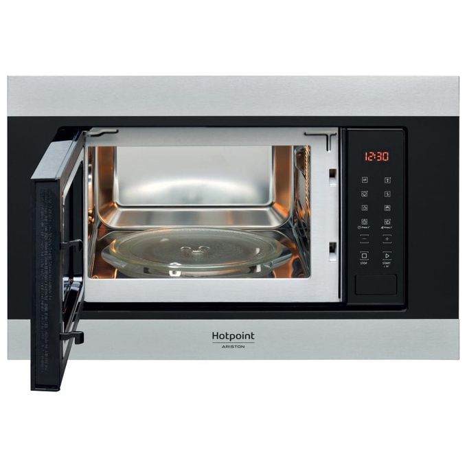 Hotpoint MF20S IX HA Forno a Microonde Capacita' 20 Litri Potenza 800W 21 Funzioni automatiche Programmi automatici Nero-Acciaio Inossidabile