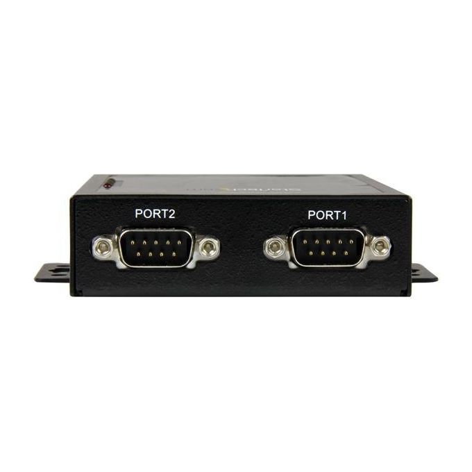 Startech Server per dispositivi Seriali a Ethernet IP a 2 porte - RS232 - Montabile e in Metallo