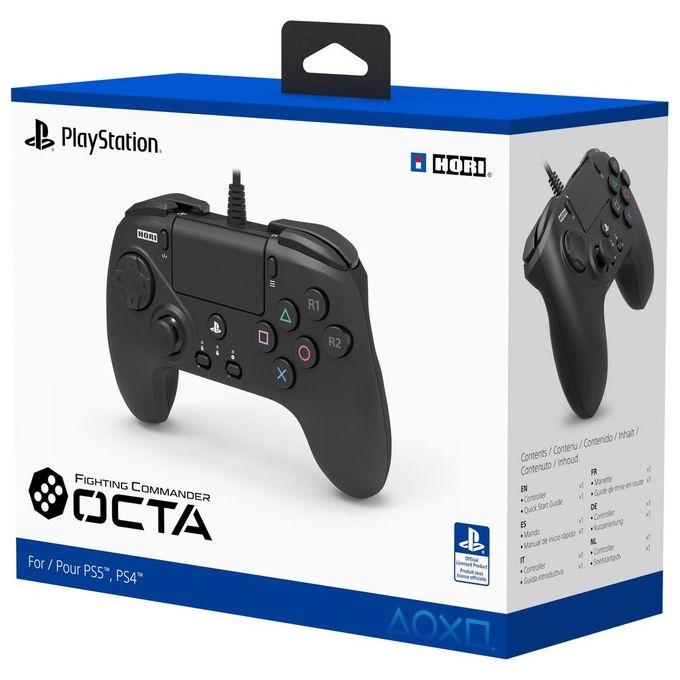 Hori Gamepad Multipiattaforma Fighting Commander OCTA Nero