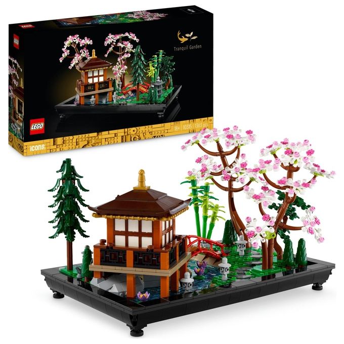 LEGO Icons 10315 Il Giardino Tranquillo, Kit Giardino Botanico Zen per Adulti con Fiori di Loto, Regalo per Donna e Uomo