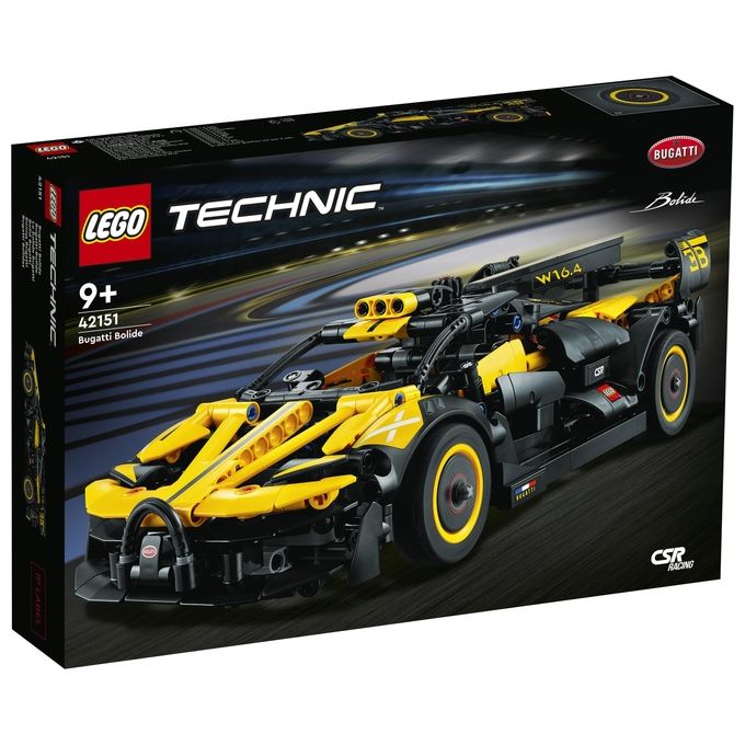 Lego 42151 Technic Bugatti Bolide Set da Costruzione 905 Pezzi Modellino Auto Supercar Motore W16 9 anni