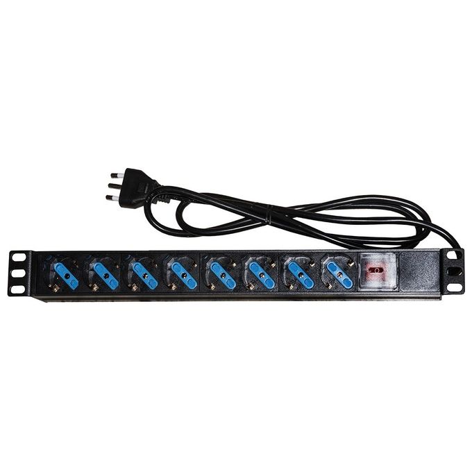 Link Armadio Alloggiamento 16 Notebook o Tablet Colore Nero con Tre Multiprese con 16 Porte Usb 5 Volt 3.4a e 8 Porte 220 Volt Universali Ita-Schuko
