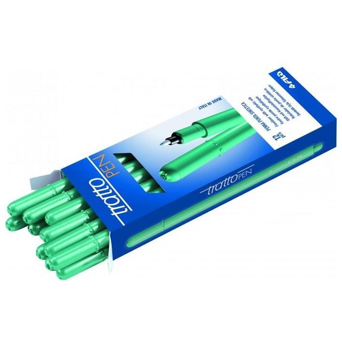 Tratto Pen Confezione 12 Penne Verde Turchese