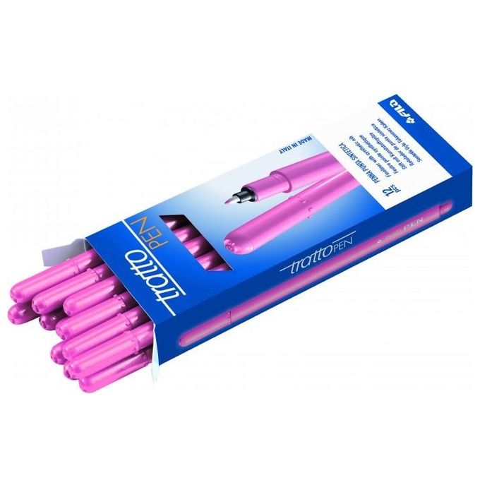 Tratto Pen Confezione 12 Penne Rosa