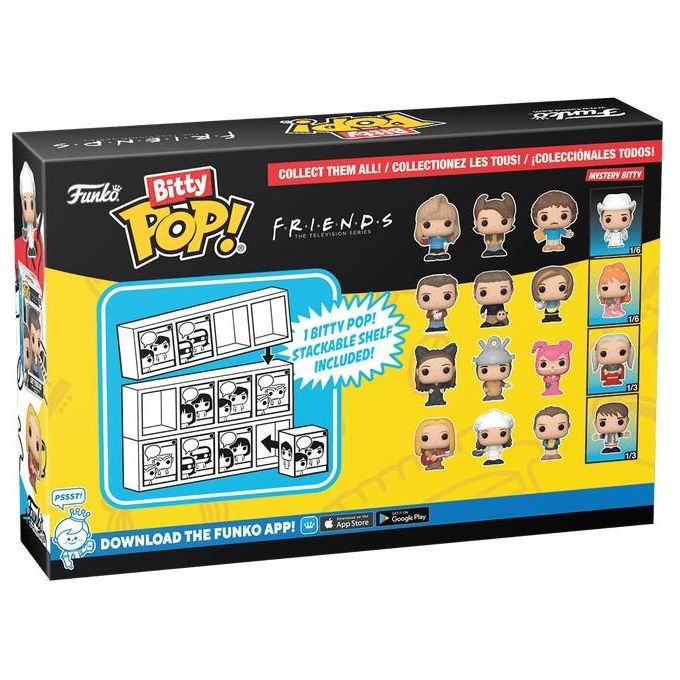Funko Pop! Bitty Pop 4 Pack Friends Rachel 80s
