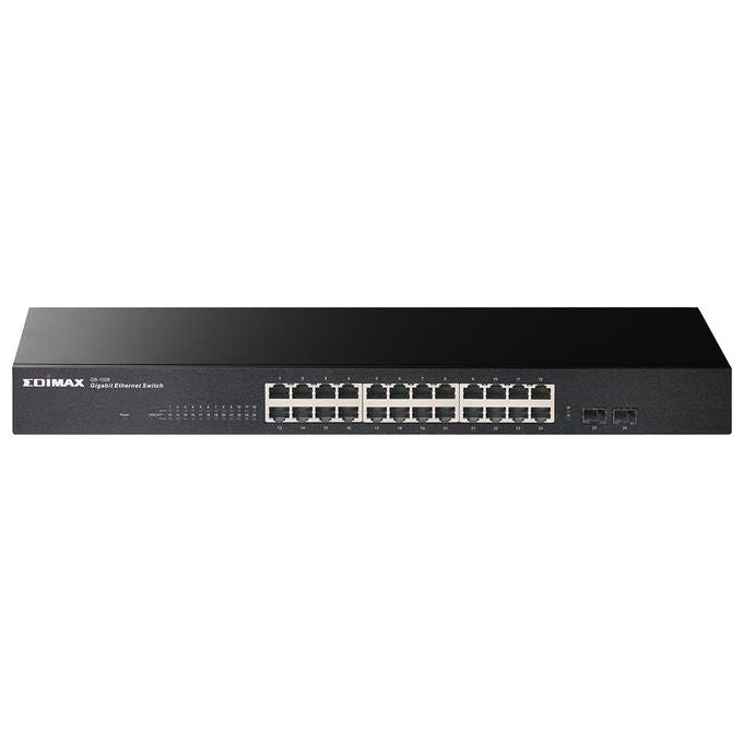 Edimax GS-1026 V3 Switch di Rete Non Gestito Gigabit Ethernet 10-100-1000 Nero