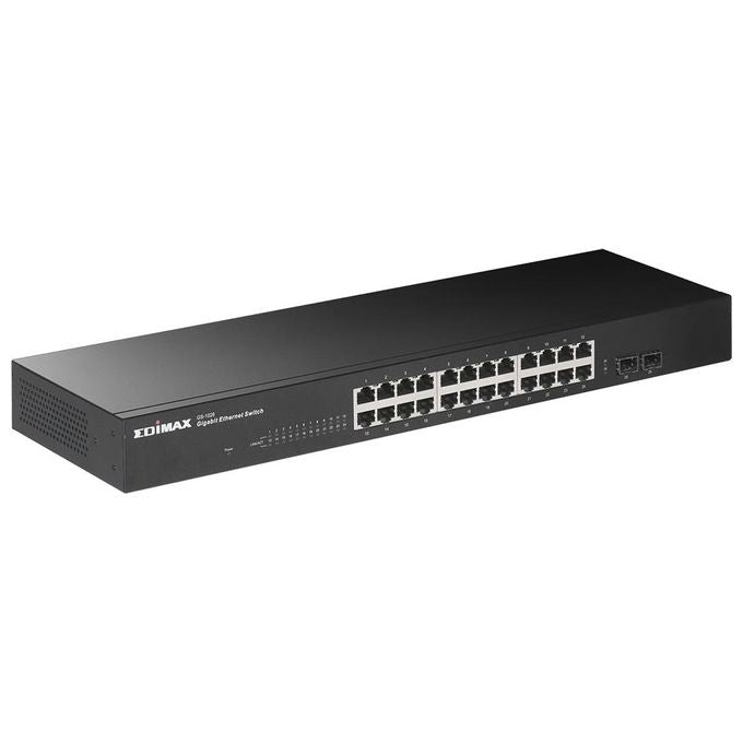 Edimax GS-1026 V3 Switch di Rete Non Gestito Gigabit Ethernet 10-100-1000 Nero