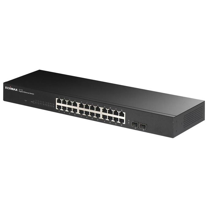 Edimax GS-1026 V3 Switch di Rete Non Gestito Gigabit Ethernet 10-100-1000 Nero