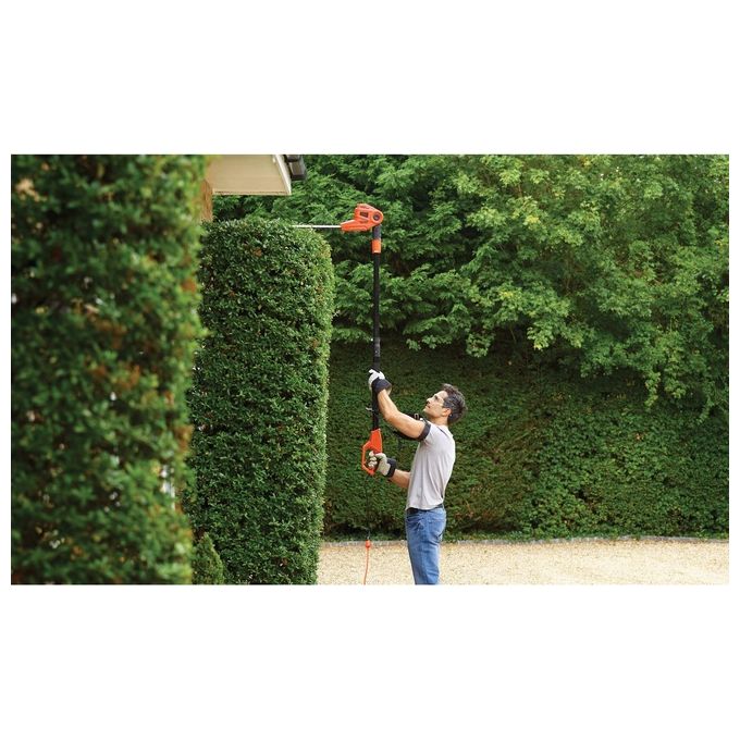 [ComeNuovo] Black+Decker Tagliasiepi a Testa Orientabile 550W Lama 51cm e Passo 22mm