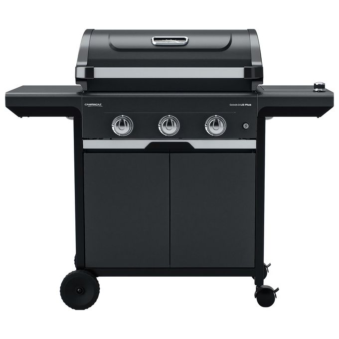 Camping Gaz Barbecue Select 3 LS Plus Instaclean Nero