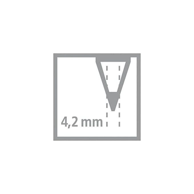 Matita colorata triangolare - STABILO Trio thick - Astuccio da 24 + temperino - Colori assortiti