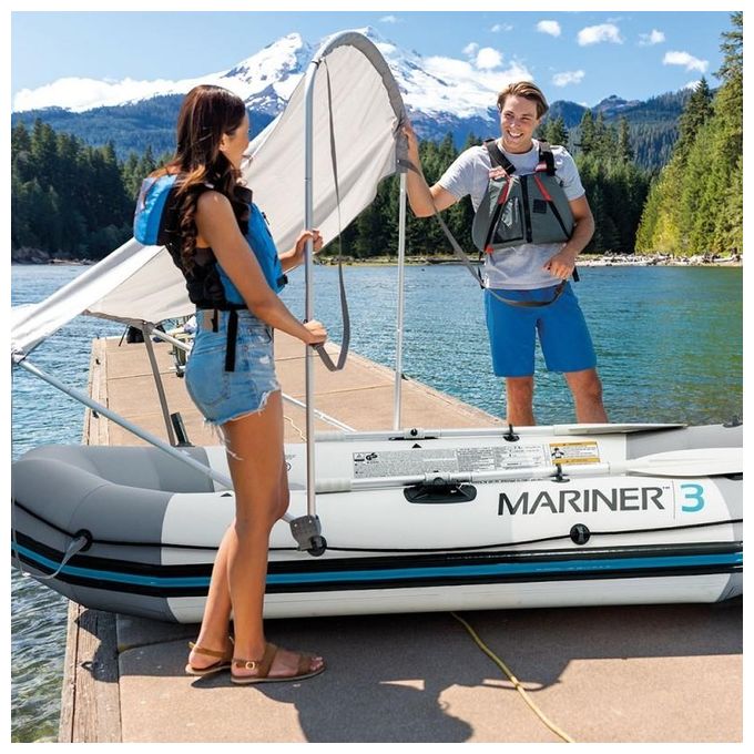 Intex 68600 Tettoia Parasole per Canotti 160x142 cm