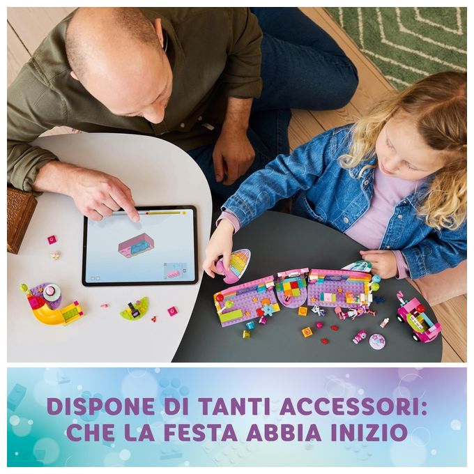 LEGO 10797 La Stanza della Festa di Gabby Set di Costruzione con 4 Personaggi e 252 Pezzi colore Multicolore