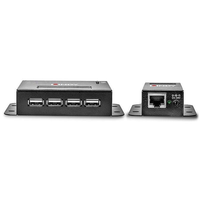 Lindy Extender Usb 2.0 Cat.5 4 Porte 50mt