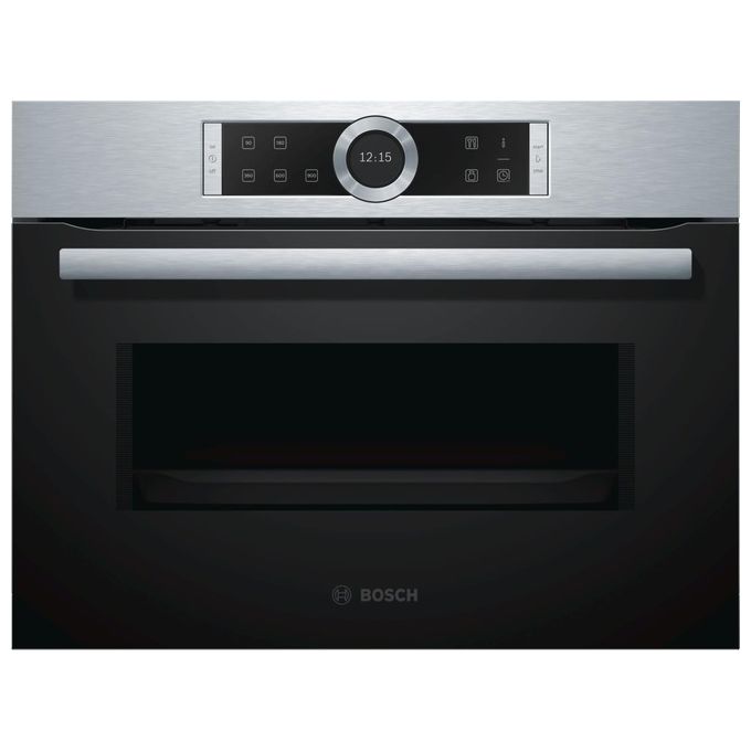 Bosch CFA634GS1 Serie 8 Forno a Microonde da Incasso Capacita' 36 Litri Potenza 900 W Display TFT Acciaio Inox