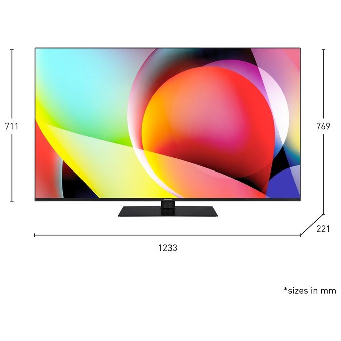 Panasonic TN-55W70AEZ Serie W70 55 inch 4K Ultra HD LED Smart TV 2024 Google Assistant Chromecast Dolby Vision and Atmos Game Mode Bluetooth Per un  Esperienza Visiva Ottimale