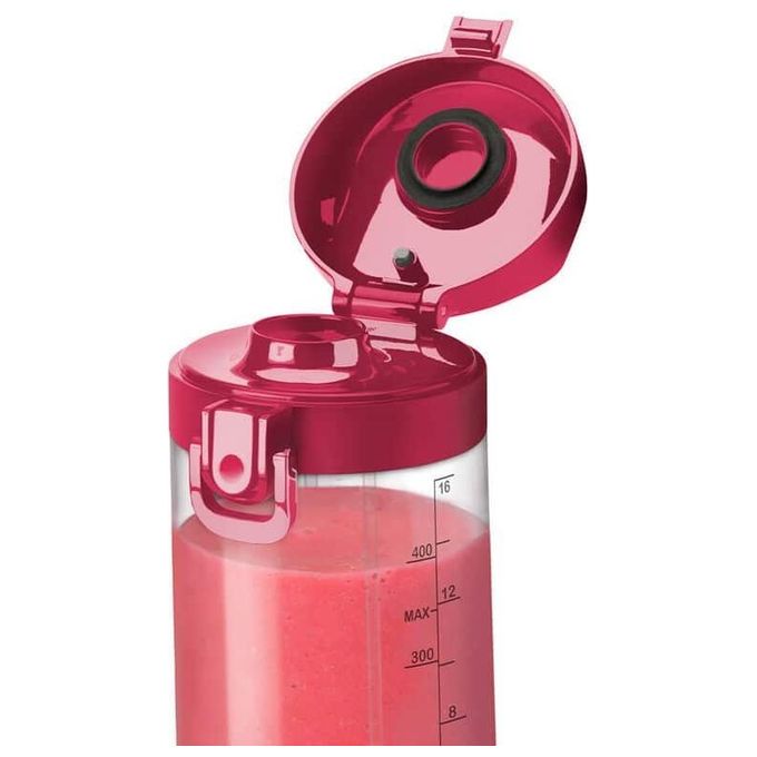 Nutribullet NBP003MA Frullatore Portatile 475ml Caricatore USB-C Rosso Magenta