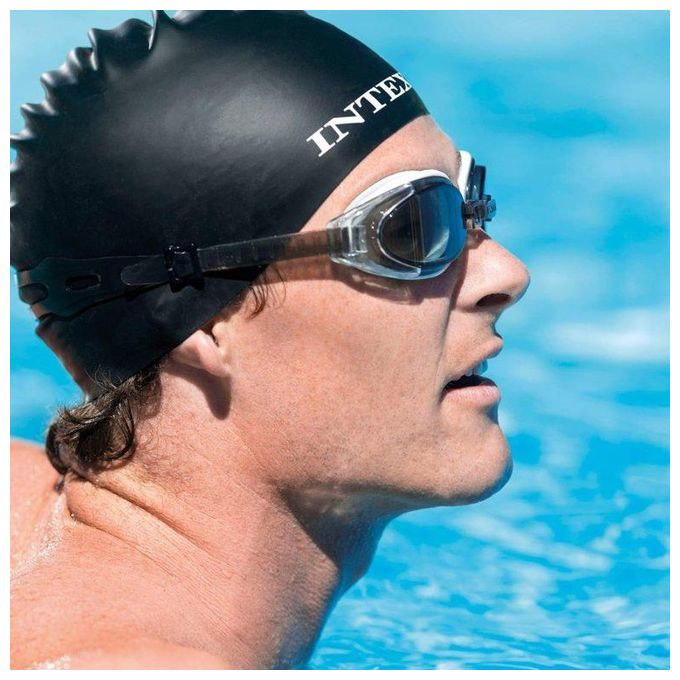 Intex Occhiali Mare Sport Unisex Adulto Nero