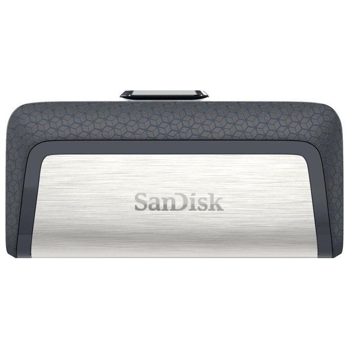 Sandisk Ultra Dual USB Drive Type-C 32 GB, USB 3.1 Type C, Nero-Argento
