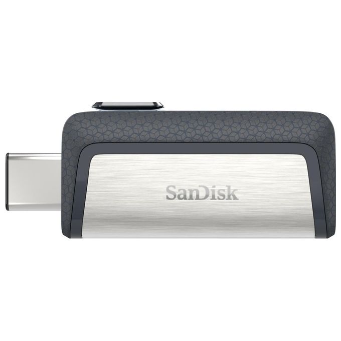 Sandisk Ultra Dual Usb Drive Type-C 64Gb Usb 3.1 Type C Nero-Argento
