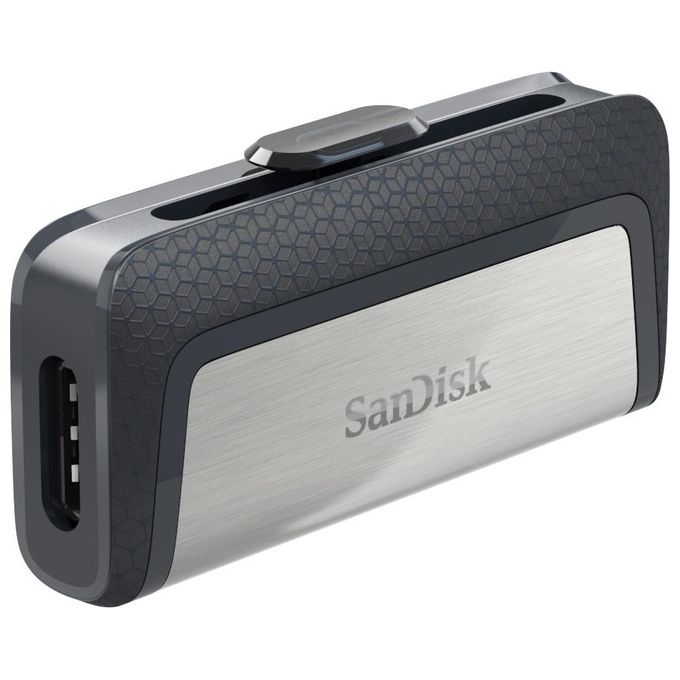 Sandisk Ultra Dual Usb Drive Type-C 64Gb Usb 3.1 Type C Nero-Argento