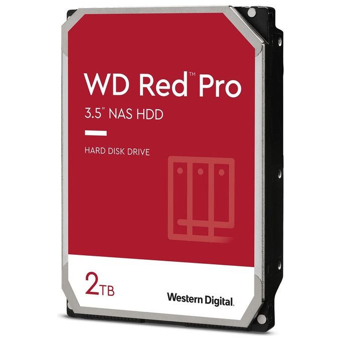 WD HDD Red Pro 2TB 3.5 SATA 6GB-s 64MB