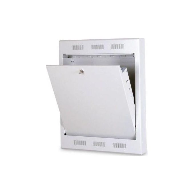 Digitus armadio slim a muro 2 unita 778x628 altezza 128mm grigio con apertura frontale