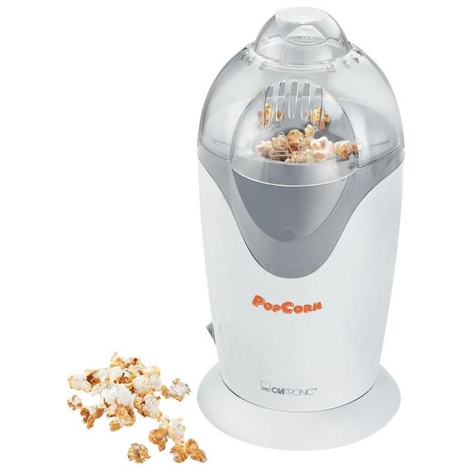 Clatronic PM 3635 Macchina ad Aria Calda per Pop Corn Bianco