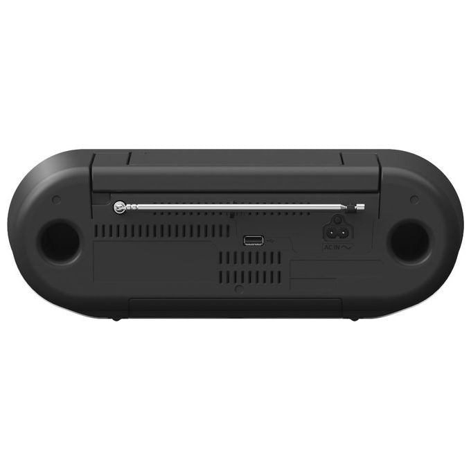Panasonic RX-D552 Radio DAB+ Bluetooth Lettore Cd Design Vintage 20W Usb Nero