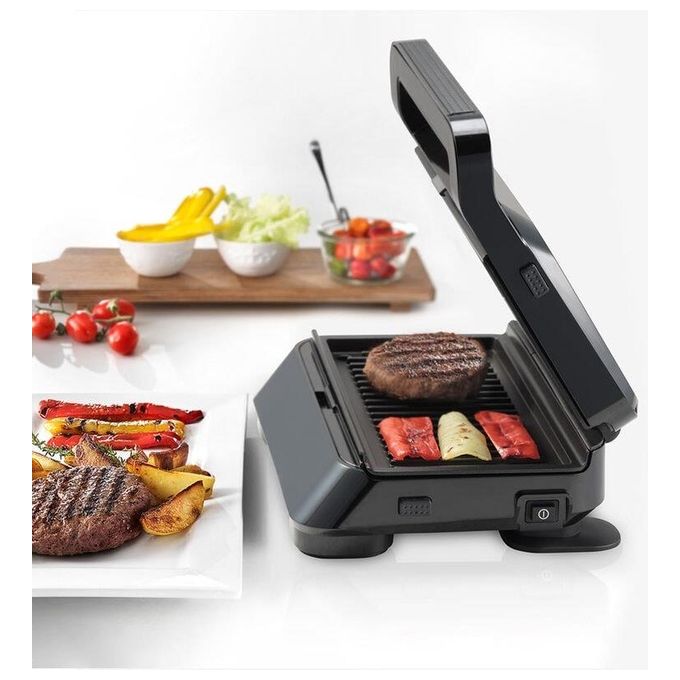 Braun SnackMaker 5 SM5001 Sandwich Maker con Piastre Grill Rimovibili in Alluminio Pressofuso 800W Nero