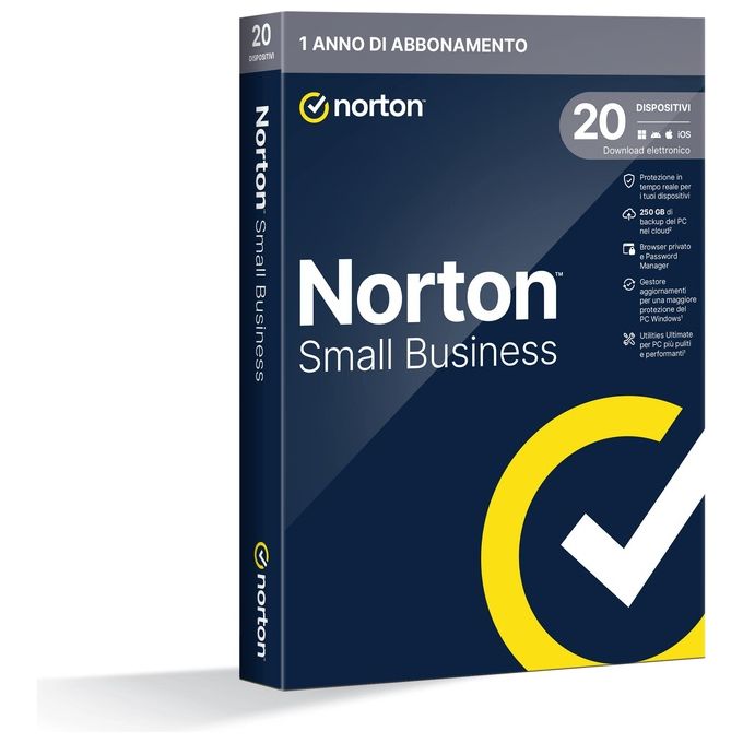 NortonLifeLock Small Business 250Gb IT 1 User 20 Device 12 Mesi Box
