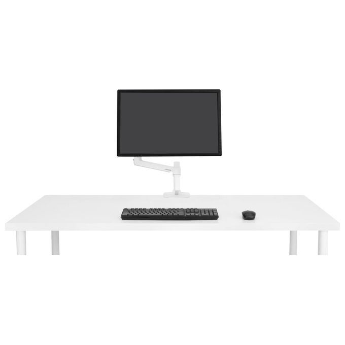 Ergotron LX Desk Monitor Arm Kit Montaggio per Display Lcd Dimensione Schermo fino a 34'' Alluminio Bianco