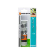 Gardena Kit irrigazione per rubinetteria esterna 13 mm 1-2'' - 15 mm 1-2'' - 15 mm 1-2'' - 1 raccordo - 2 naselli per rubinetteria
