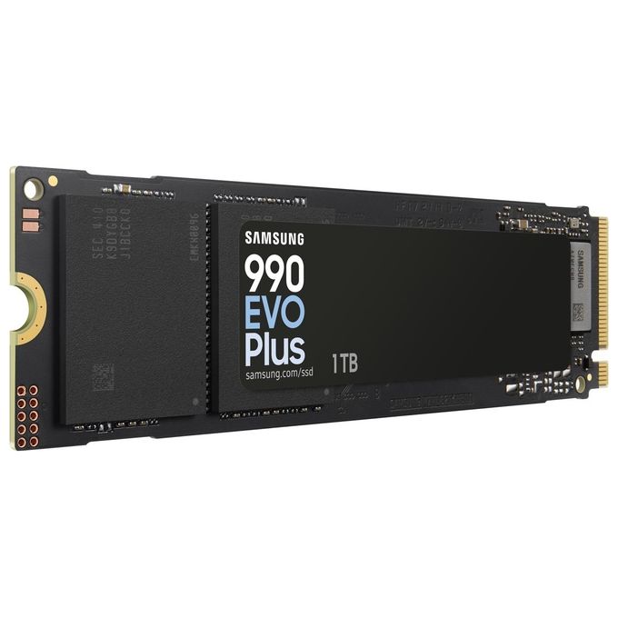 Samsung MZ-V9S1T0BW 990 EVO Plus SSD Interno da 1Tb PCIe Gen 4.0 x4 - 5.0 x2 NVMe 2.0
