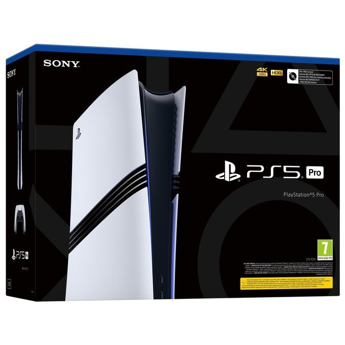 SONY PlayStation 5 Pro 2 TB Wi-Fi Nero Bianco