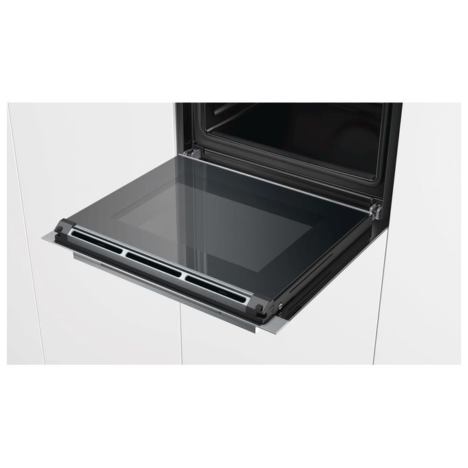 Siemens HB676G0S1 iQ700 - Forno da incasso elettrico multifunzione, 71 L, Classe A+, pirolitico, 13 funzioni, Acciaio inox
