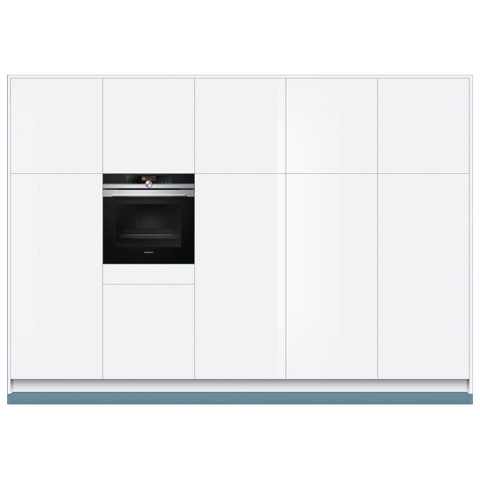 Siemens HB676G0S1 iQ700 - Forno da incasso elettrico multifunzione, 71 L, Classe A+, pirolitico, 13 funzioni, Acciaio inox