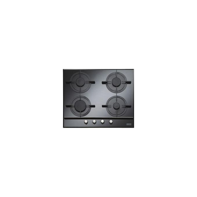 Franke FHCR 604 4G HE BK C Piano Cottura a gas 4 Fuochi 60 cm Cristallo Griglie in ghisa 106.0374.280