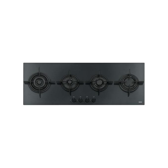 Franke FHCR 1204 3G TC HE BK C Piano Cottura a gas 4 Fuochi 120 cm Cristallo Griglie in ghisa 106.0374.292