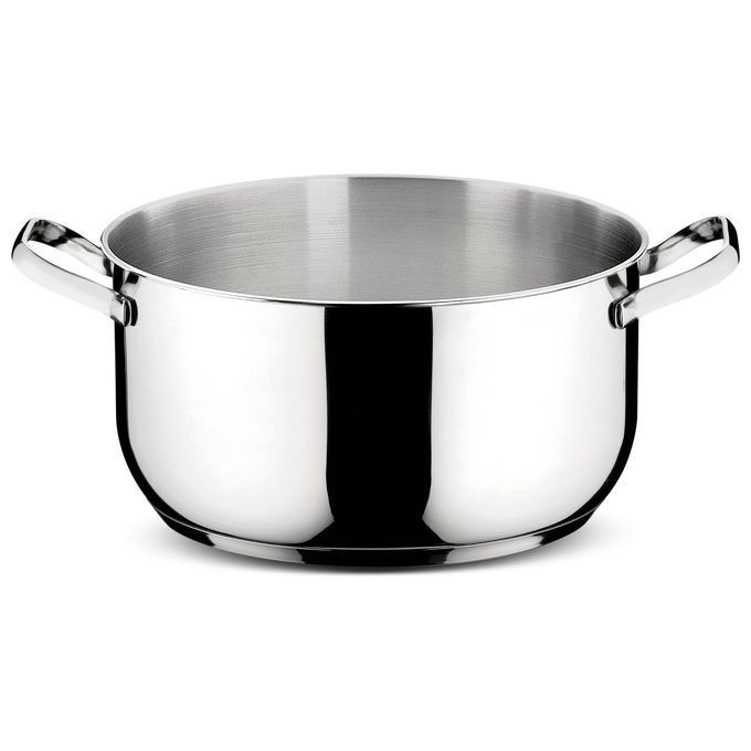 Lagostina Casseruola Fonda Sfiziosa in acciaio inox 24 cm (COPERCHIO NON INCLUSO)