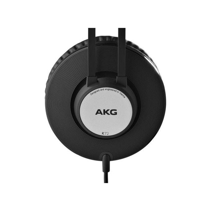 Akg K72 Cuffie Cablato a Padiglione Musica Nero-Bianco