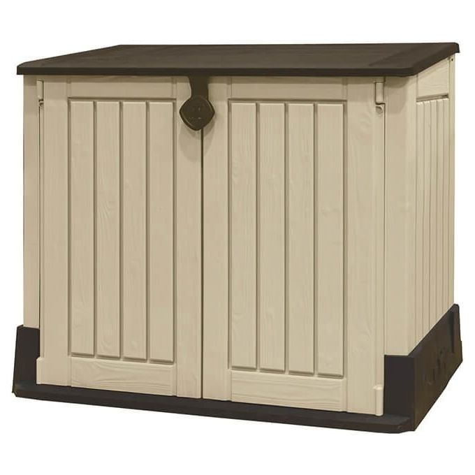 Keter Baule Box Portattrezzi da Esterno Store It Out Midi in Resina130x74x110h - 845 Lt Beige