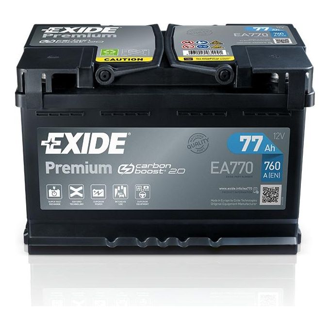 Exide Technologies Batteria Premium 77 Ah
