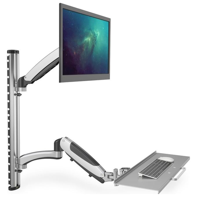 Digitus DA-90354 Supporto a Parete per Monitor e Tastiera