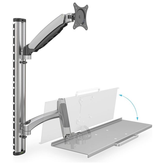 Digitus DA-90354 Supporto a Parete per Monitor e Tastiera