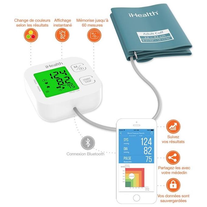 Misuratore Pressione Ihealth Track Da Braccio 1 pz.